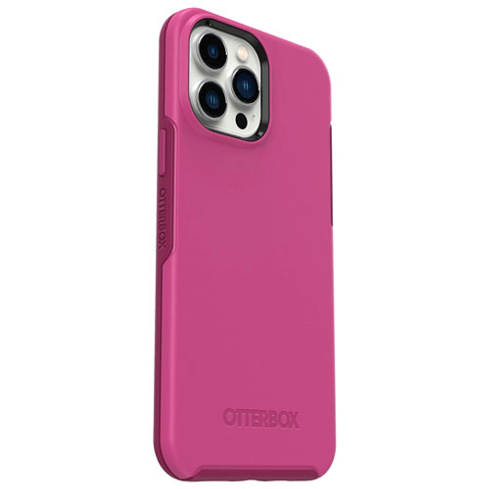 Étui rigide ajusté Symmetry d'OtterBox pour iPhone 13 Pro Max/12 Pro Max - Rose
