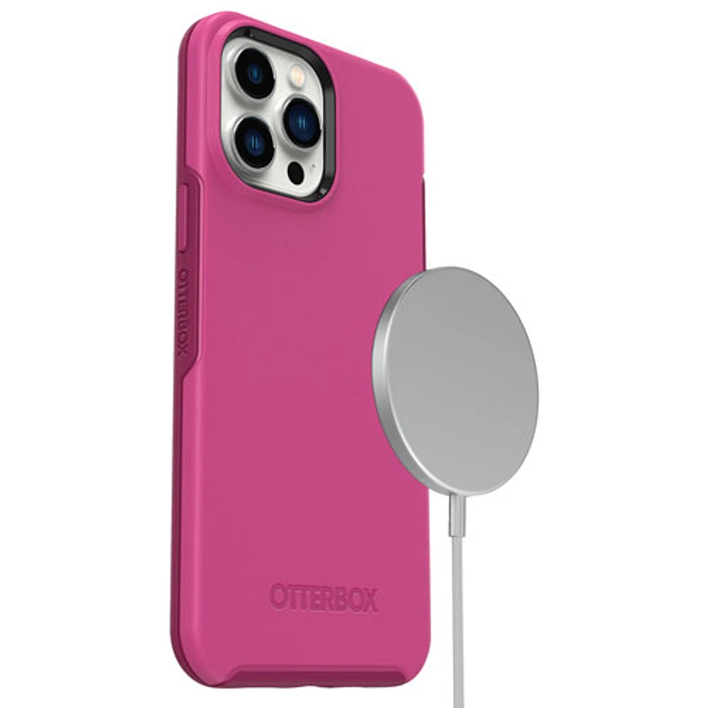 Étui rigide ajusté Symmetry d'OtterBox pour iPhone 13 Pro Max/12 Pro Max - Rose