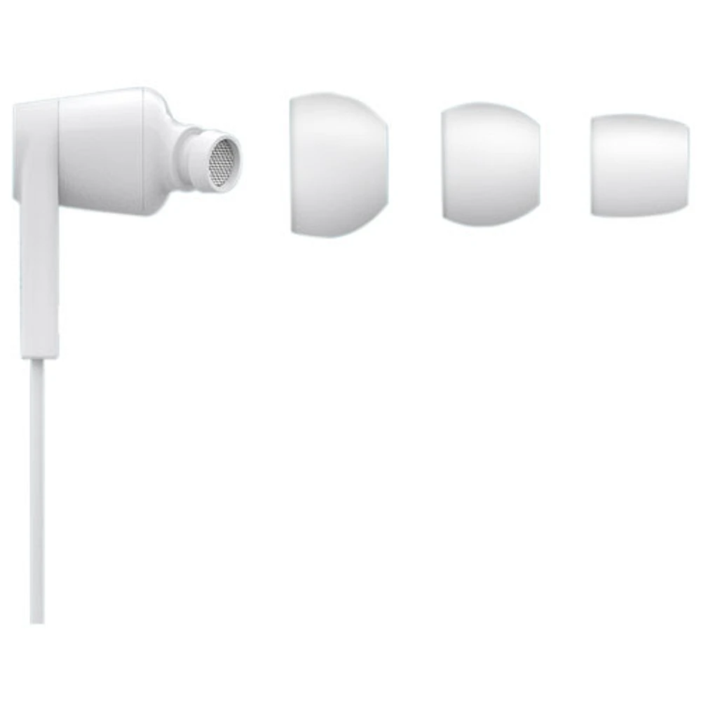 Belkin SoundForm In-Ear Sound Isolating Headphones with Lightning Connector - White