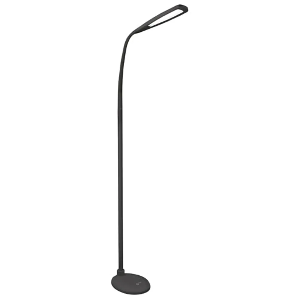 OttLite Natural Daylight Traditional LED Floor Lamp - Black