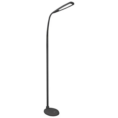 OttLite Natural Daylight Traditional LED Floor Lamp - Black