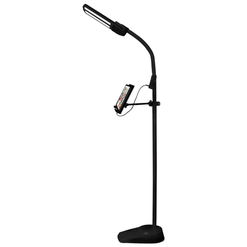 OttLite Dual Shade Traditional LED Floor Lamp