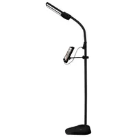 OttLite Dual Shade Traditional LED Floor Lamp - Black