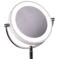 OttLite ClearSun Makeup LED Mirror with Qi Wireless Charging - White