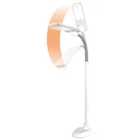 OttLite PivotingShade Traditional LED Floor Lamp - White