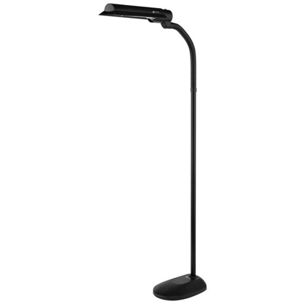 OttLite Wingshade Traditional LED Floor Lamp - Black