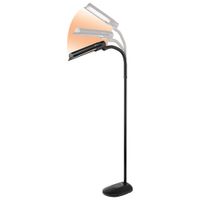 OttLite Wingshade Traditional LED Floor Lamp - Black