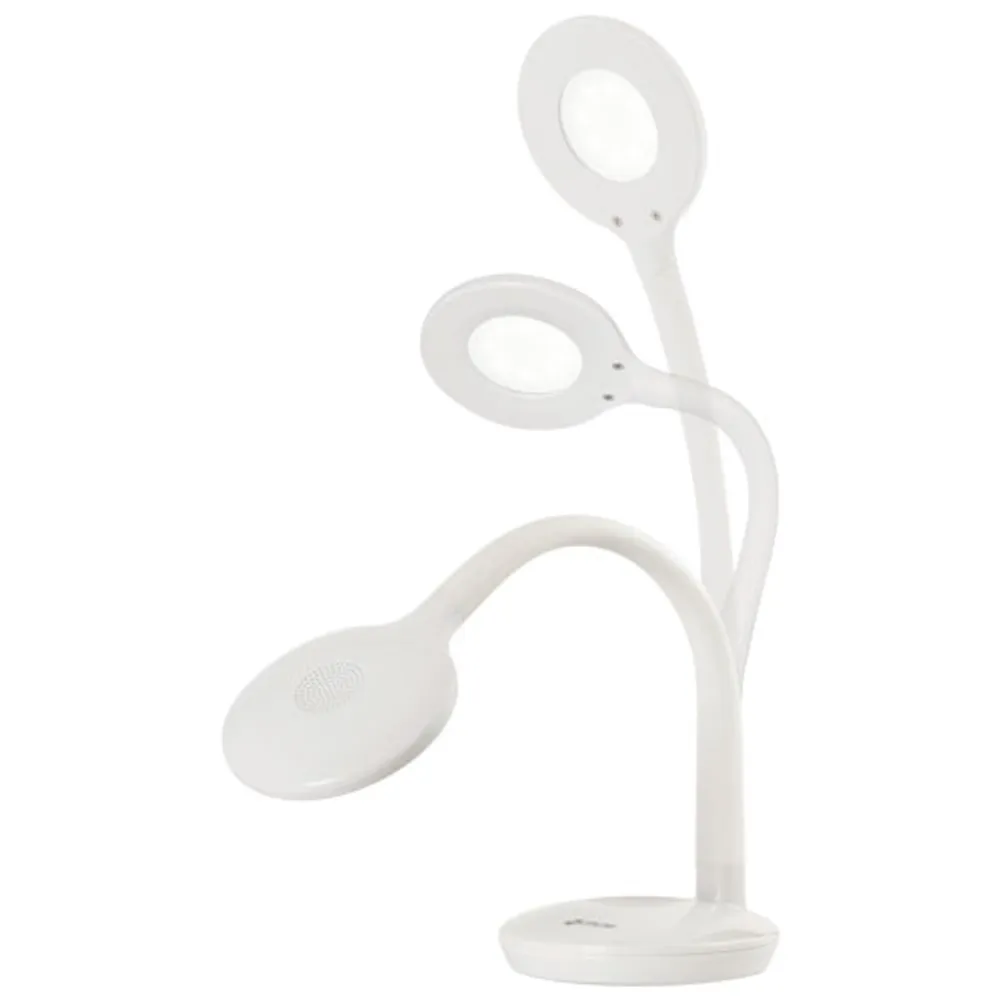 Lampe de bureau DEL traditionnelle Soft Touch d'OttLite