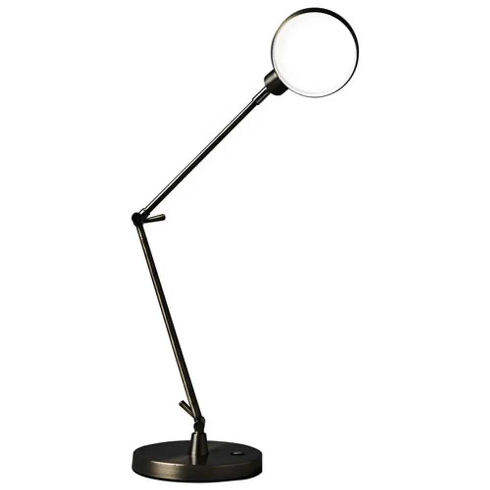 OttLite ClearSun Refine Traditional LED Desk Lamp - Brass