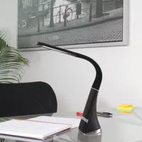 OttLite ClearSun Recharge Traditional LED Desk Lamp - Black