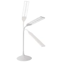 OttLite Dual Shade Traditional LED Desk Lamp - White