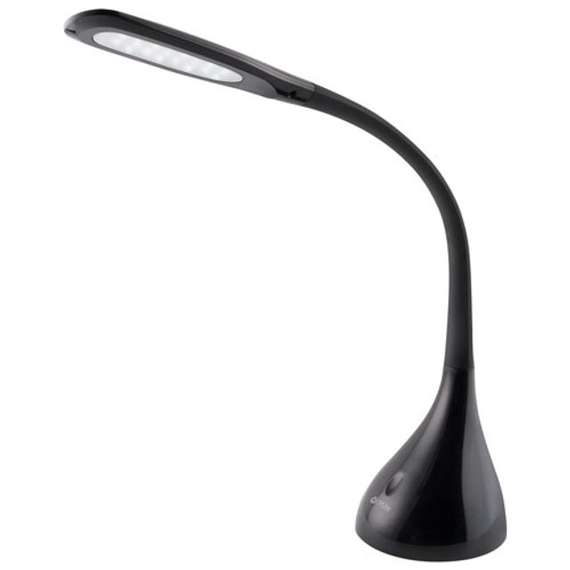 OttLite Creative Curves Traditional LED Desk Lamp - Black