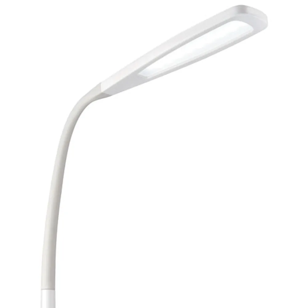 OttLite Natural Daylight Traditional LED Floor Lamp - White