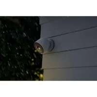 Caméra de surveillance intérieure/extérieure sans fil Nest Cam de Google - Paquet de 2 - Blanc