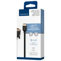 Insignia 1.8m (6 ft.) HDMI to DVI Cable (NS-PCHDDV6-C)