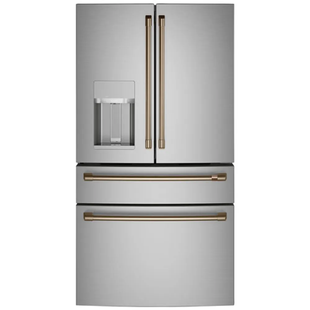 Café Refrigerator Handle Kit - Brushed Bronze