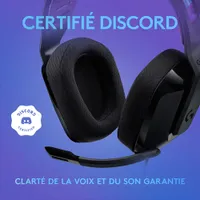 Casque de jeu G335 de Logitech - Noir