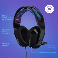 Casque de jeu G335 de Logitech - Noir