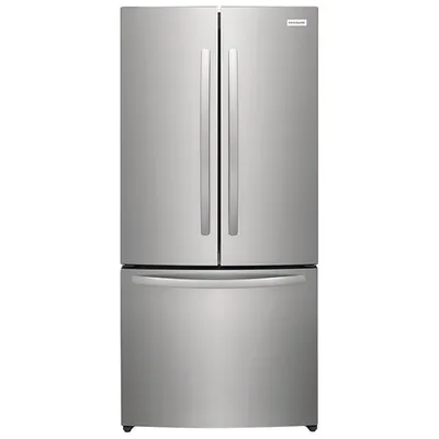Frigidaire 31.5" Counter-Depth French Door Refrigerator with Ice Dispenser (FRFG1723AV) -Brushed Steel