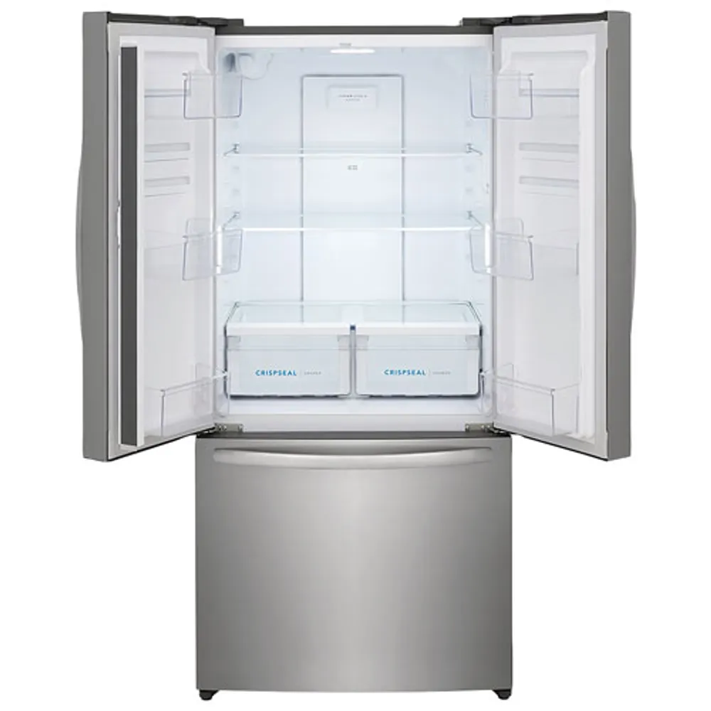 Frigidaire 31.5" Counter-Depth French Door Refrigerator with Ice Dispenser (FRFG1723AV) -Brushed Steel