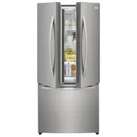 Frigidaire 31.5" Counter-Depth French Door Refrigerator with Ice Dispenser (FRFG1723AV) -Brushed Steel