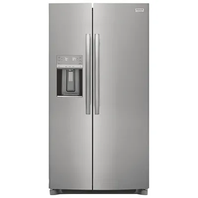 Frigidaire Gallery 36" 25.6 Cu Ft Side-By-Side Refrigerator w/ Ice Dispenser (GRSS2652AF) -Stainless Steel