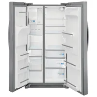 Frigidaire Gallery 36" 25.6 Cu Ft Side-By-Side Refrigerator w/ Ice Dispenser (GRSS2652AF) -Stainless Steel