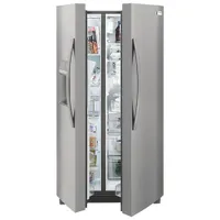 Frigidaire Gallery 36" 25.6 Cu Ft Side-By-Side Refrigerator w/ Ice Dispenser (GRSS2652AF) -Stainless Steel