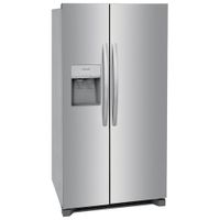 Frigidaire Gallery 36" 25.6 Cu Ft Side-By-Side Refrigerator w/ Ice Dispenser (FRSS2623AS) -Stainless Steel