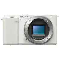 Sony Alpha ZV-E10 APS-C Interchangeable Lens Mirrorless Vlog Camera (Body Only) - White