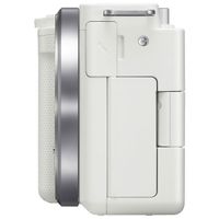 Sony Alpha ZV-E10 APS-C Interchangeable Lens Mirrorless Vlog Camera (Body Only) - White