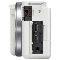 Sony Alpha ZV-E10 APS-C Interchangeable Lens Mirrorless Vlog Camera (Body Only) - White