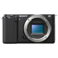 Sony Alpha ZV-E10 APS-C Interchangeable Lens Mirrorless Vlog Camera (Body Only) - Black