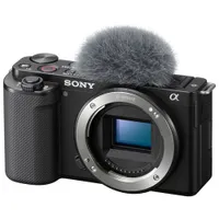 Sony Alpha ZV-E10 APS-C Interchangeable Lens Mirrorless Vlog Camera (Body Only) - Black