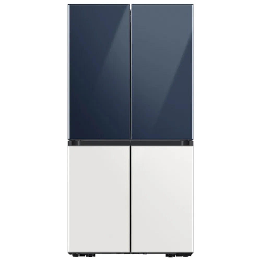 Samsung BESPOKE 36" 29 Cu. Ft. 4-Door Flex French Door Refrigerator (RF29A9675AP/AC) - Custom Panel Ready