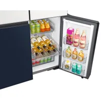 Samsung BESPOKE 36" 29 Cu. Ft. 4-Door Flex French Door Refrigerator (RF29A9675AP/AC) - Custom Panel Ready