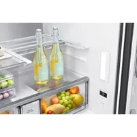 Samsung BESPOKE 36" 29 Cu. Ft. 4-Door Flex French Door Refrigerator (RF29A9675AP/AC) - Custom Panel Ready