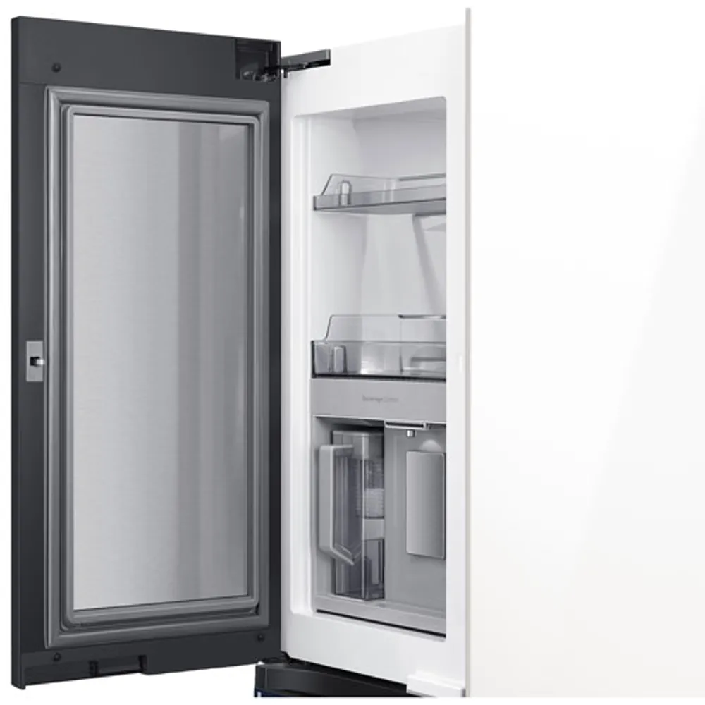 Samsung BESPOKE 36" 29 Cu. Ft. 4-Door Flex French Door Refrigerator (RF29A9675AP/AC) - Custom Panel Ready