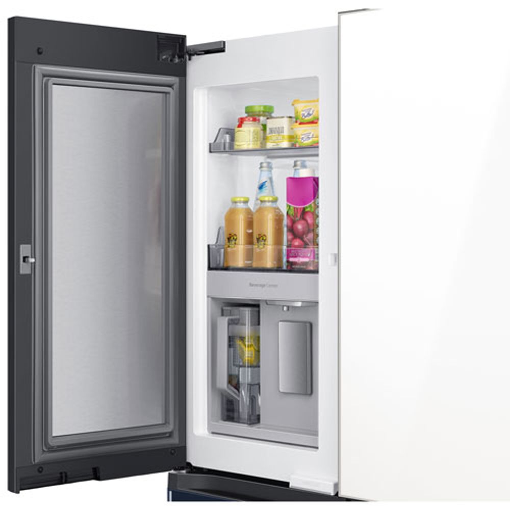 Samsung BESPOKE 36" 29 Cu. Ft. 4-Door Flex French Door Refrigerator (RF29A9675AP/AC) - Custom Panel Ready