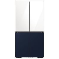 Samsung BESPOKE 36" 29 Cu. Ft. 4-Door Flex French Door Refrigerator (RF29A9675AP/AC) - Custom Panel Ready