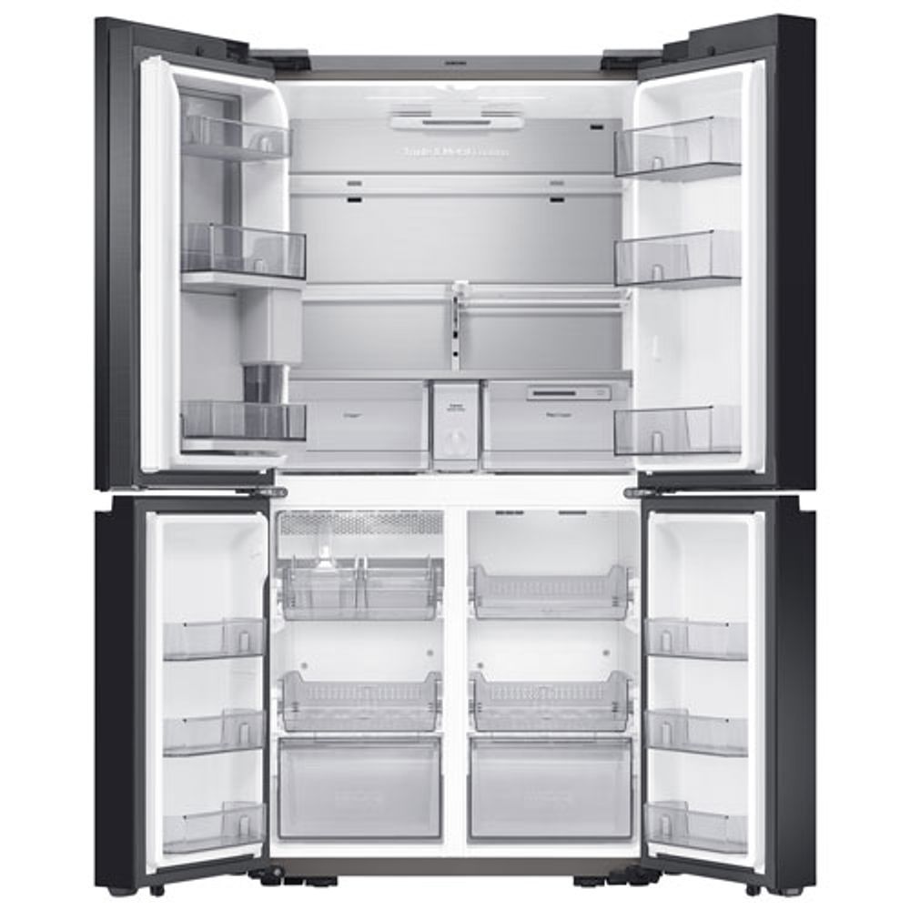 Samsung BESPOKE 36" 22.8 Cu. Ft. 4-Door Flex French Door Refrigerator (RF23A9675AP/AC) - Custom Panel Ready