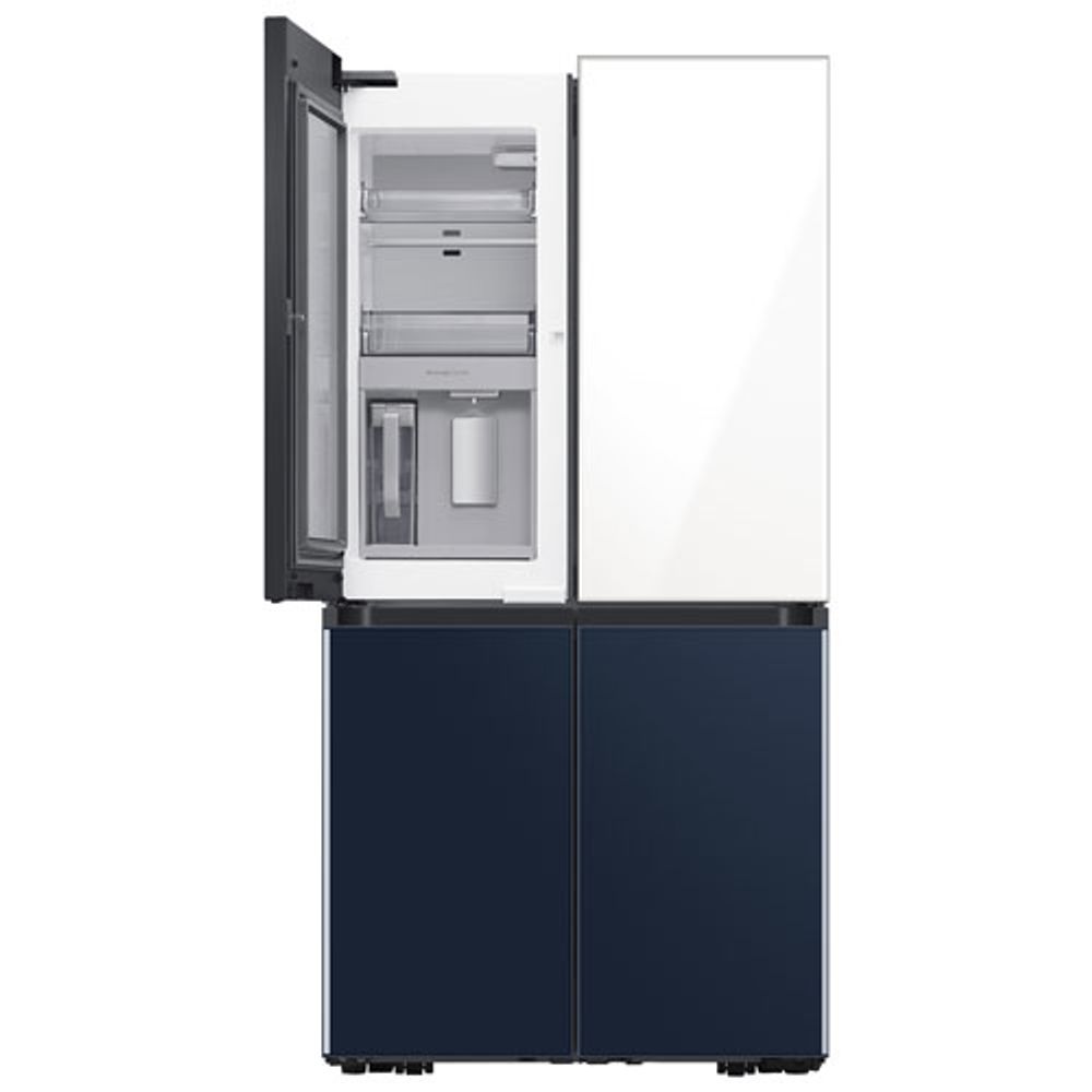 Samsung BESPOKE 36" 22.8 Cu. Ft. 4-Door Flex French Door Refrigerator (RF23A9675AP/AC) - Custom Panel Ready