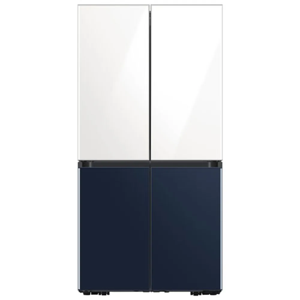 Samsung BESPOKE 36" 22.8 Cu. Ft. 4-Door Flex French Door Refrigerator (RF23A9675AP/AC) - Custom Panel Ready