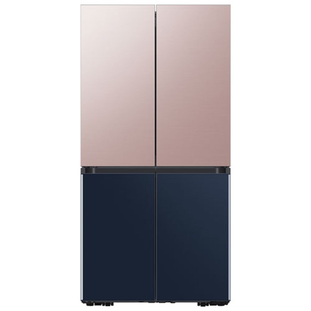 Samsung BESPOKE 36" 22.8 Cu. Ft. 4-Door Flex French Door Refrigerator (RF23A9675AP/AC) - Custom Panel Ready