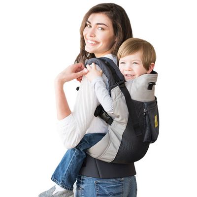 LILLEbaby CarryOn Airflow Three-Position Baby Carrier - Charcoal