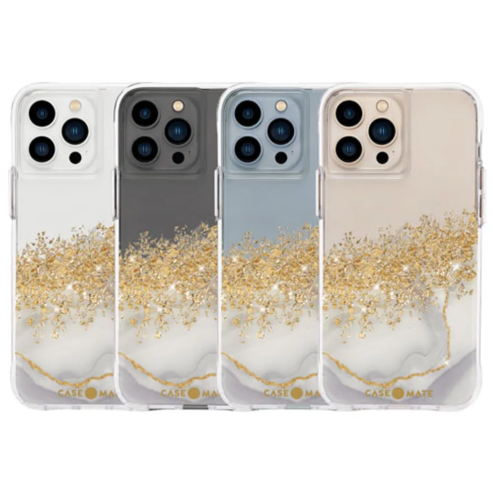 Case-Mate Fitted Hard Shell Case for iPhone 13 Pro - Karat Marble