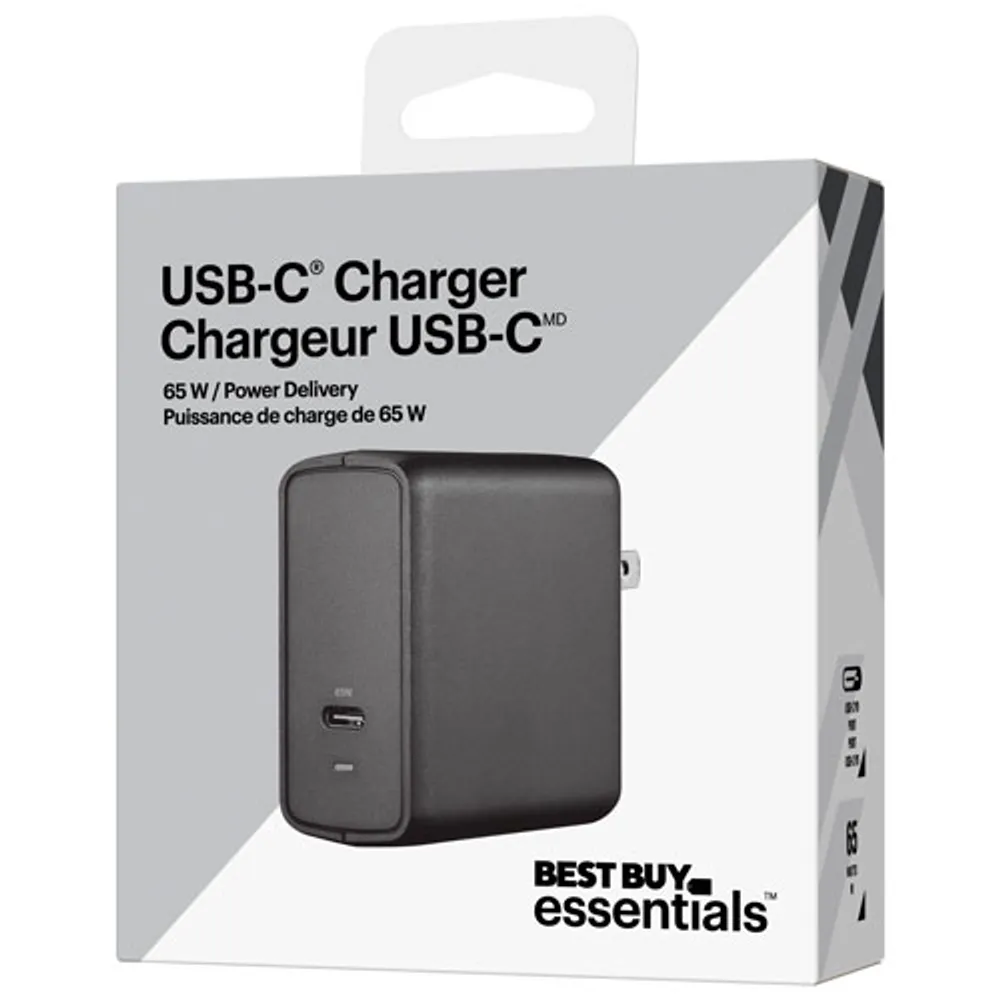 Best Buy Essentials 65W PD USB-C Wall Charger