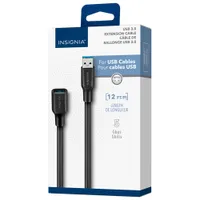 Insignia 3.6m (12 ft.) USB-A 3.0 Extension Cable (NS-PC3A3A12-C)