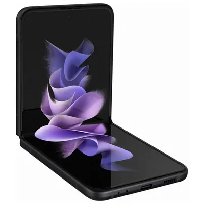 TELUS Samsung Galaxy Z Flip3 5G 128GB - Phantom Black - Monthly Financing