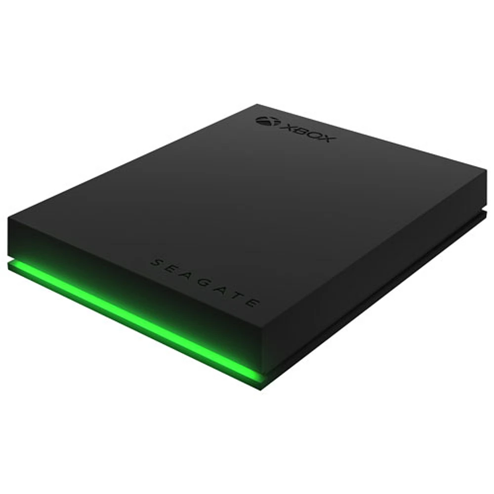 Disque dur externe portatif USB 3.0 2 To certifié Xbox de Seagate avec barre DEL verte (STKX2000400)